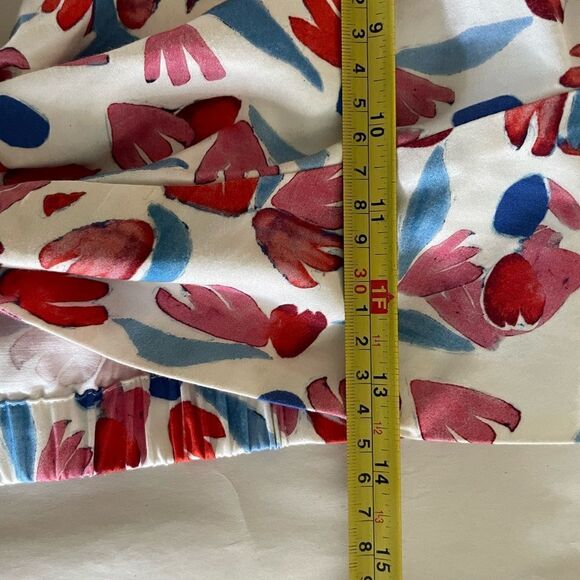 AMUR Cropped Top Front Twist Blouse Size Small - Picture 7 of 9